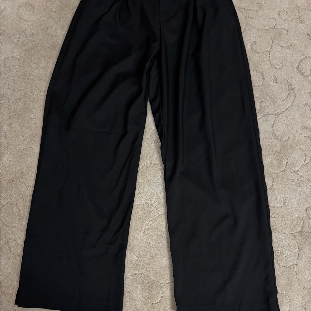 SHEIN Women's Solid Color Long Pants For Spring And Summer
